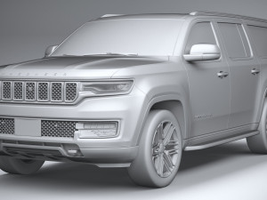 Jeep Wagoneer L 2023 Model 3D
