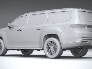 Jeep Wagoneer L 2023 Model 3D