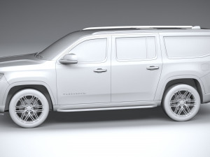 Jeep Wagoneer L 2023 Model 3D