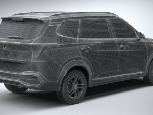 Kia Carens 2022 Modèle 3D