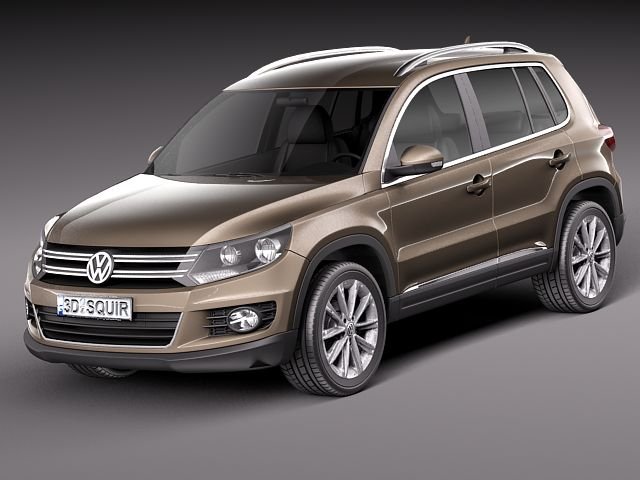 Volkswagen Tiguan 2012 3Dモデル .c4d .max .obj .3ds .fbx .stl .blend 