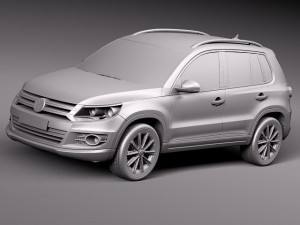 Volkswagen Tiguan 2012 3Dモデル