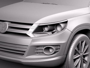 Volkswagen Tiguan 2012 3Dモデル