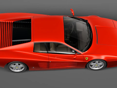 Ferrari Testarossa 512 TR 1991-1996 3D Model