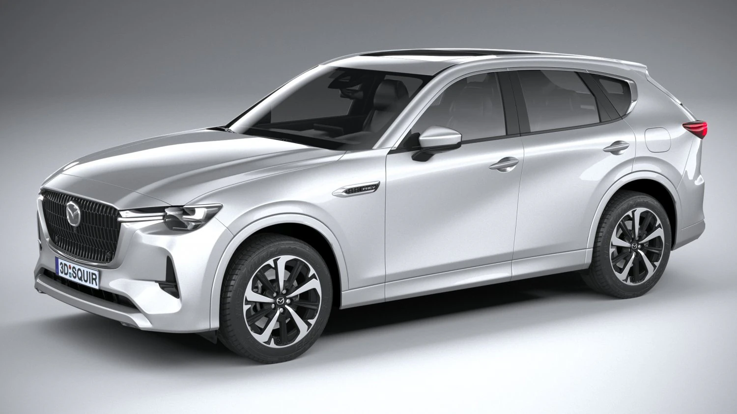 Mazda CX-60 2023 3D Model .c4d .max .obj .3ds .fbx .stl .blend 