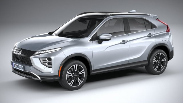 Mitsubishi Eclipse Cross 2022 Modello 3D .c4d .max .obj .3ds .fbx .stl .blend 