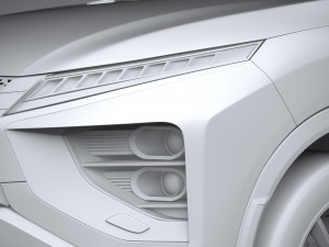 Mitsubishi Eclipse Cross 2022 Modello 3D