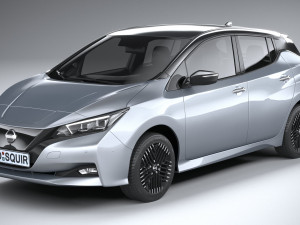 Nissan Leaf 2022 3D Model