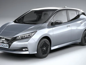 Nissan Leaf 2022 3D Model