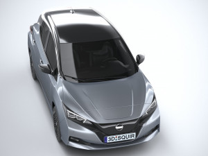 Nissan Leaf 2022 3D Model