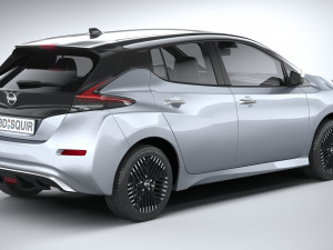 Nissan Leaf 2022 3D Model
