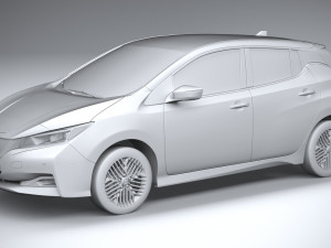 Nissan Leaf 2022 3D Model