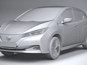 Nissan Leaf 2022 3D Model