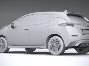 Nissan Leaf 2022 3D Model