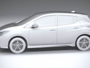 Nissan Leaf 2022 3D Model