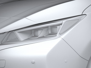 Nissan Leaf 2022 3D Model