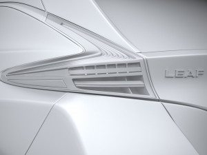 Nissan Leaf 2022 3D Model