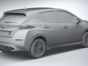 Nissan Leaf 2022 3D Model