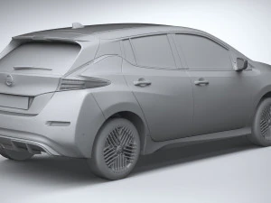 Nissan Leaf 2022 3D Model