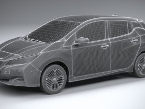 Nissan Leaf 2022 3D Model