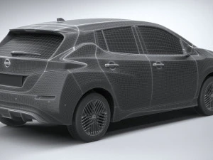 Nissan Leaf 2022 3D Model