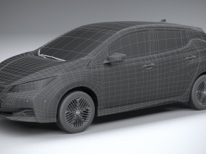 Nissan Leaf 2022 3D Model