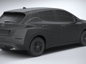 Nissan Leaf 2022 3D Model
