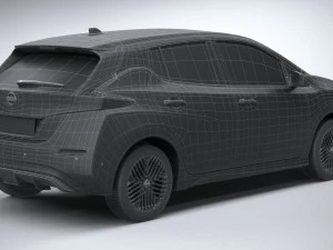Nissan Leaf 2022 3D Model