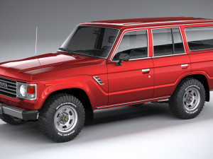 Toyota Land Cruiser J60 1980 3D Model