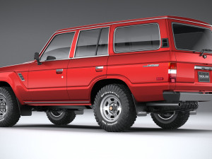 Toyota Land Cruiser J60 1980 Modelo 3D
