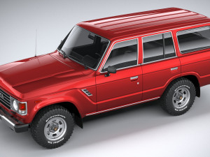 Toyota Land Cruiser J60 1980 Modelo 3D