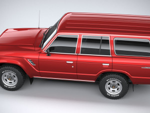 Toyota Land Cruiser J60 1980 Modelo 3D