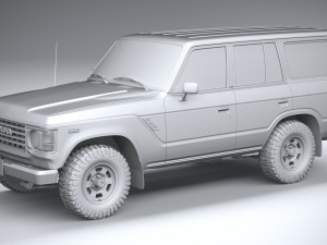 Toyota Land Cruiser J60 1980 Modelo 3D