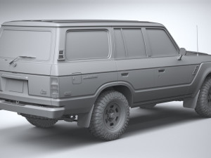 Toyota Land Cruiser J60 1980 Modelo 3D