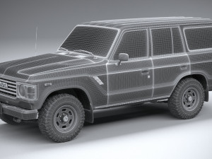 Toyota Land Cruiser J60 1980 Modelo 3D