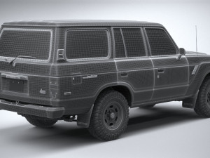 Toyota Land Cruiser J60 1980 Modelo 3D
