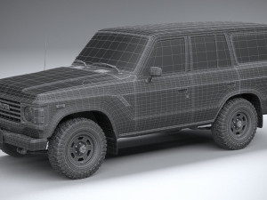 Toyota Land Cruiser J60 1980 Modelo 3D