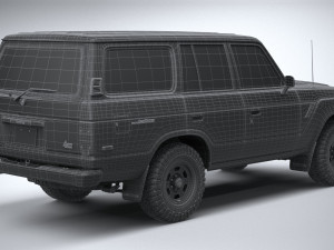 Toyota Land Cruiser J60 1980 Modelo 3D