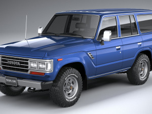 Toyota Land Cruiser J60 1988 3D Model