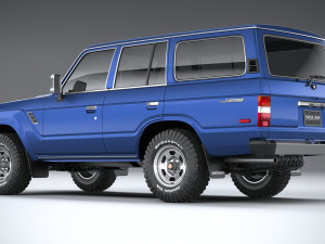 Toyota Land Cruiser J60 1988 3D Model