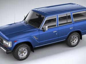 Toyota Land Cruiser J60 1988 3D Model