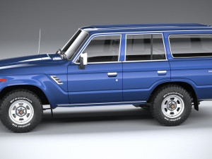Toyota Land Cruiser J60 1988 3D Model