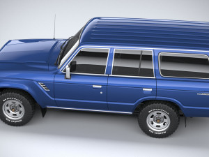 Toyota Land Cruiser J60 1988 3D Model