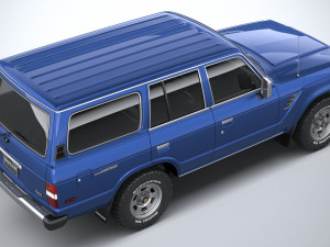 Toyota Land Cruiser J60 1988 3D Model