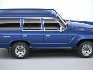 Toyota Land Cruiser J60 1988 3D Model