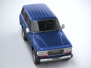 Toyota Land Cruiser J60 1988 3D Model