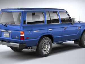 Toyota Land Cruiser J60 1988 3D Model