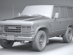 Toyota Land Cruiser J60 1988 3D Model