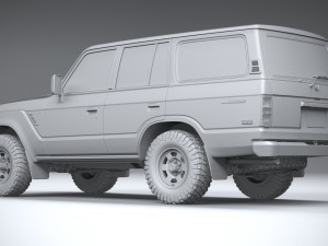 Toyota Land Cruiser J60 1988 3D Model