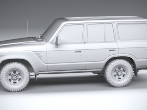 Toyota Land Cruiser J60 1988 3D Model